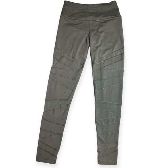 VICTORIA’S SECRET VICTORIA SPORT VSX Women’s Black Mesh Panel High-Waist Legging - Picture 1 of 5